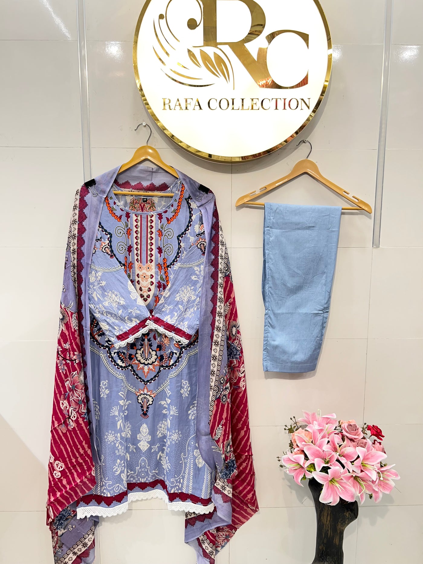 Cotton Ready to wear suits 24010