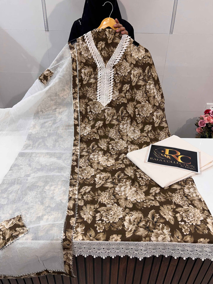 Cotton floral suits 2138