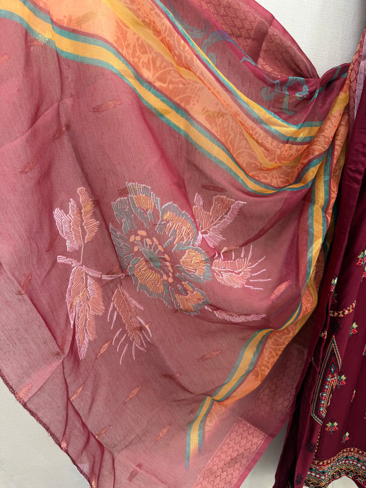Afgani Embroidered Farshi suits
