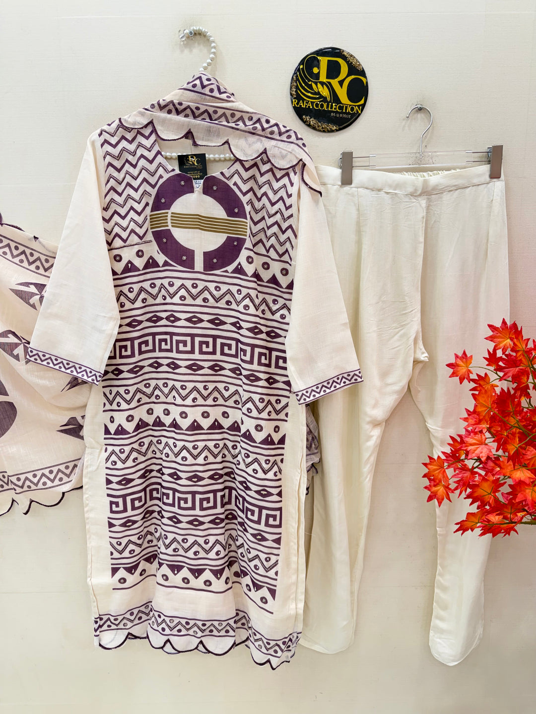 cotton embroidery suits