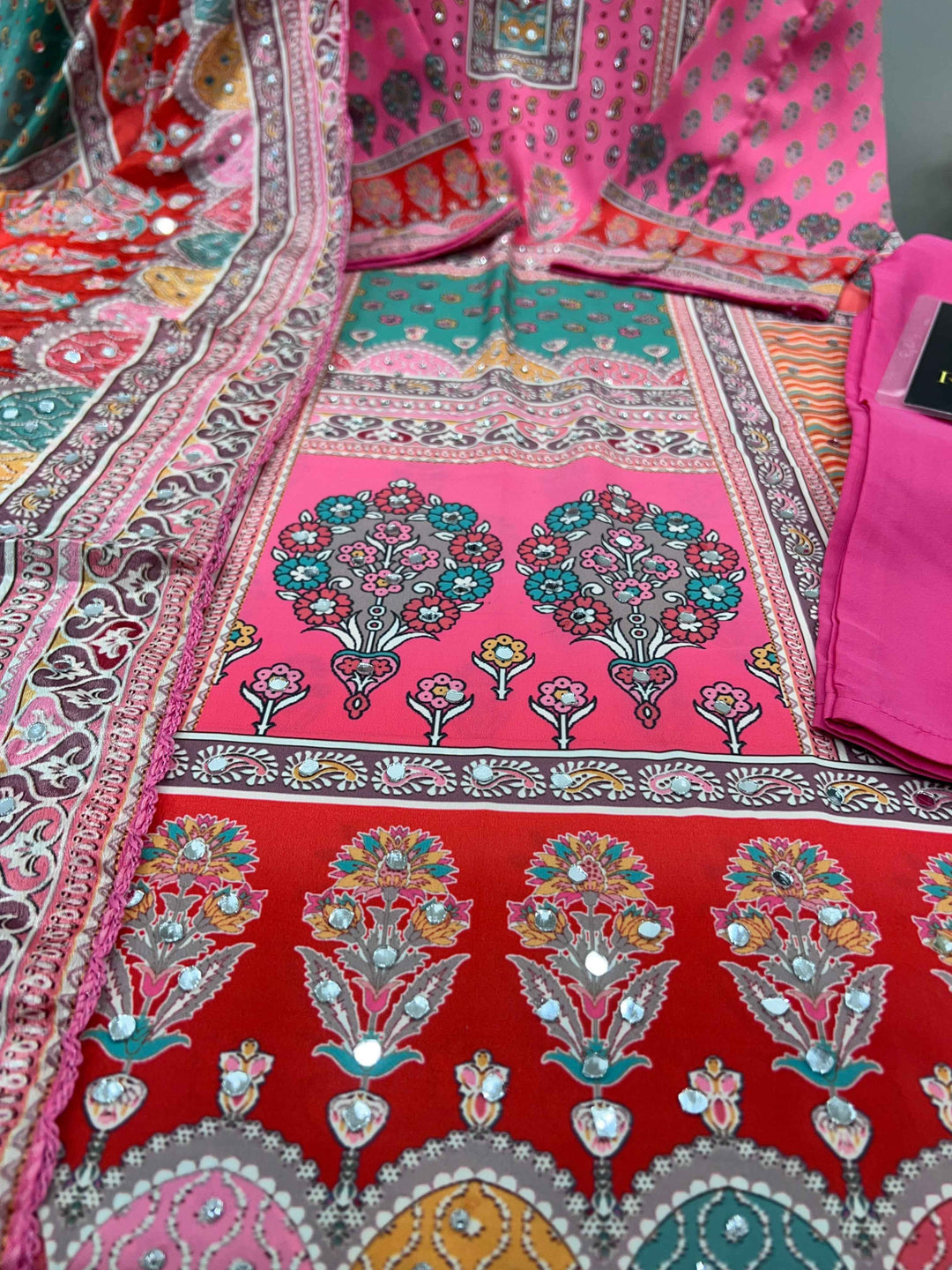 Sagar Multi mirror Suit 2217