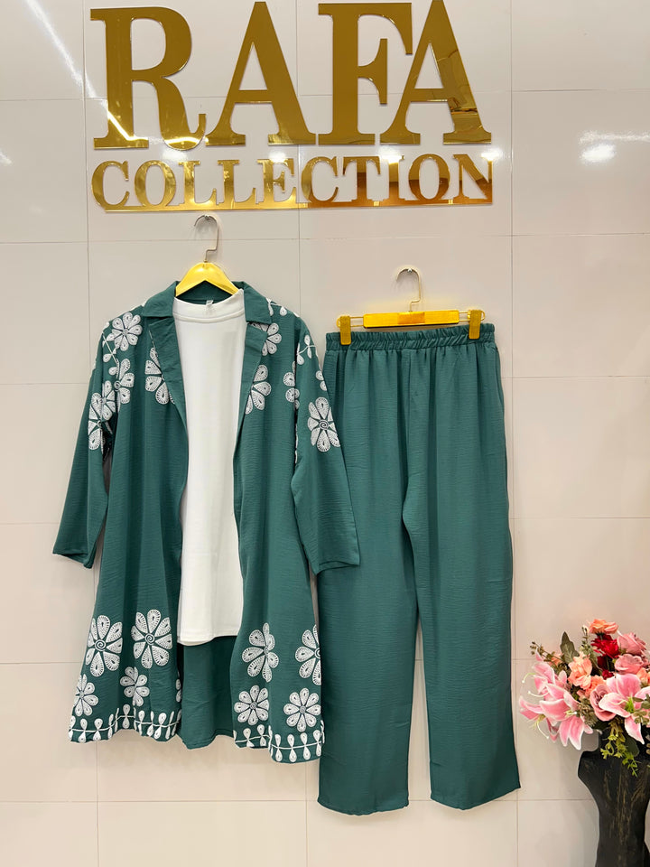 Imported crinkle Co-ord sets 3114