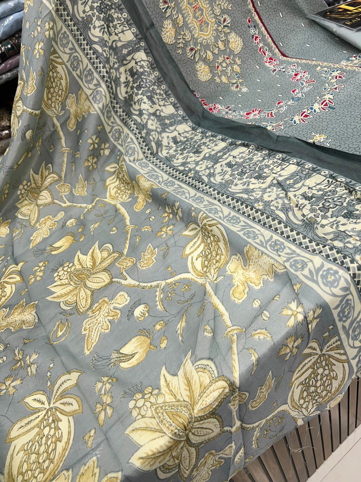 Cotton Printed suit 182852