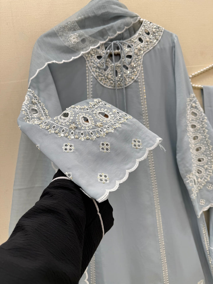Premium cutwork long suits
