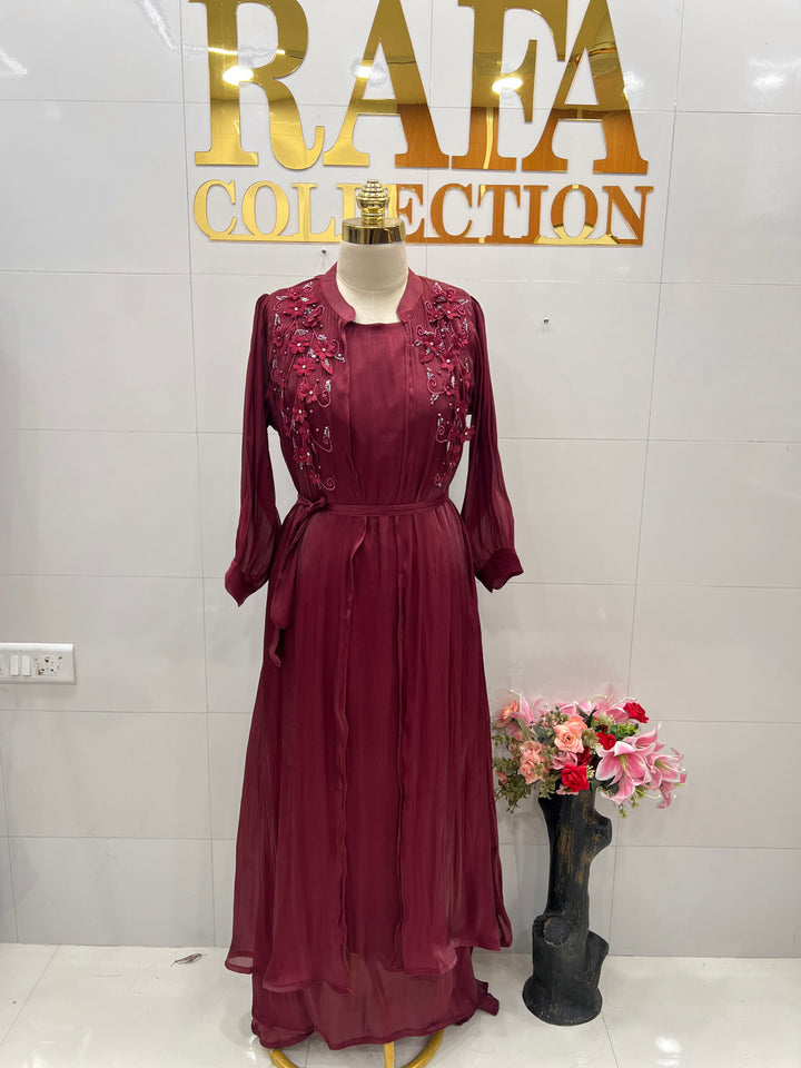 Shimmer shrug gowns 837