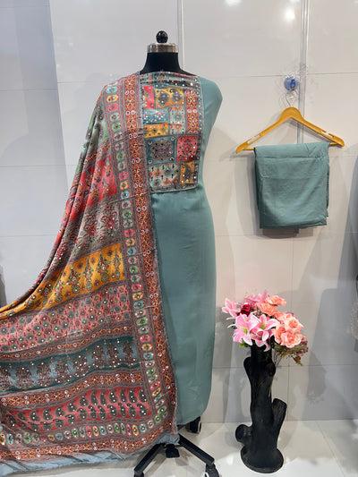 Georgette Unstich Suit 1289