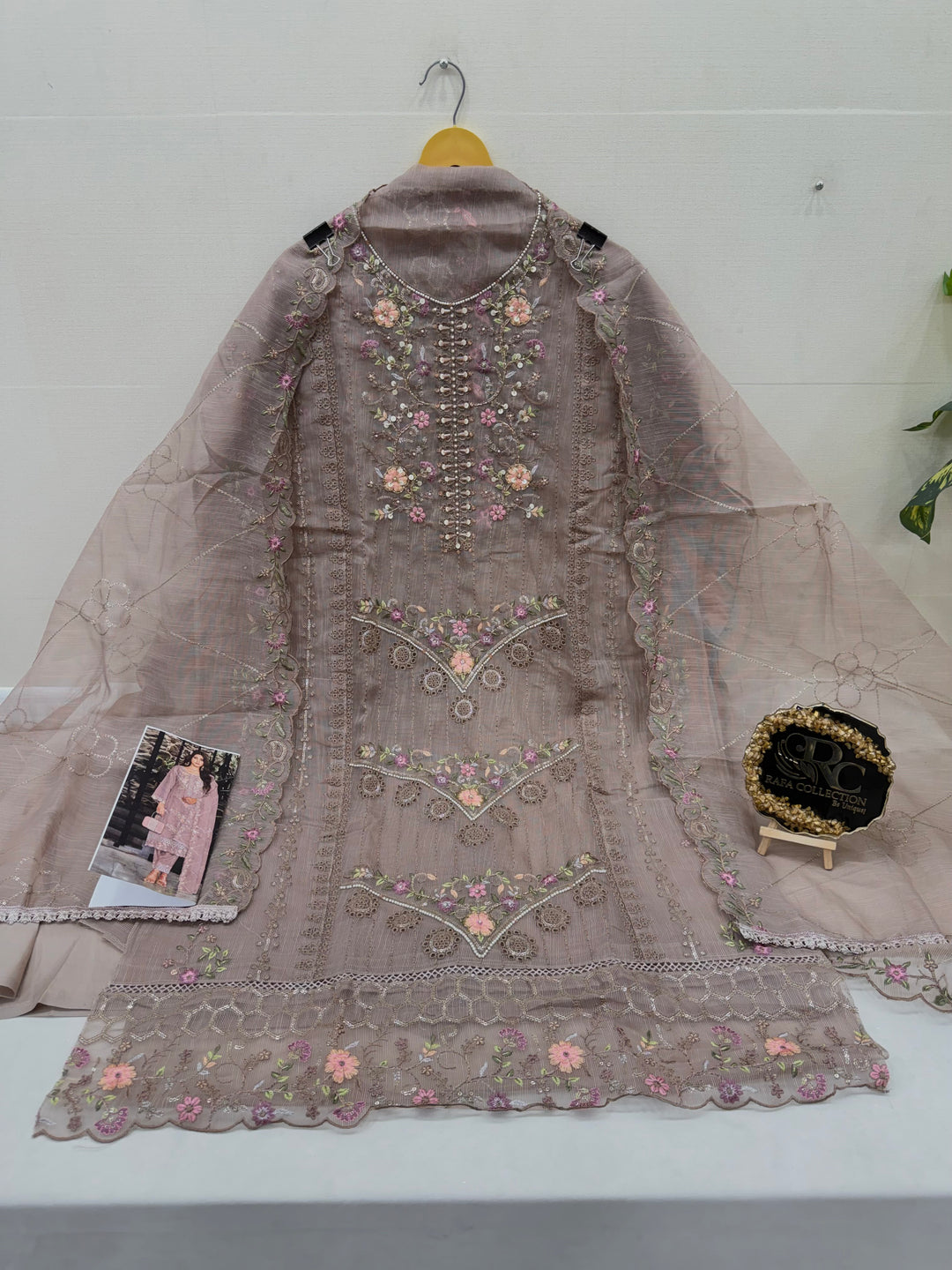 Organza Pakistani unstitch suits