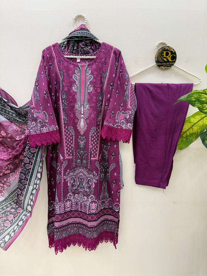 Cotton ready to wear suits 5018