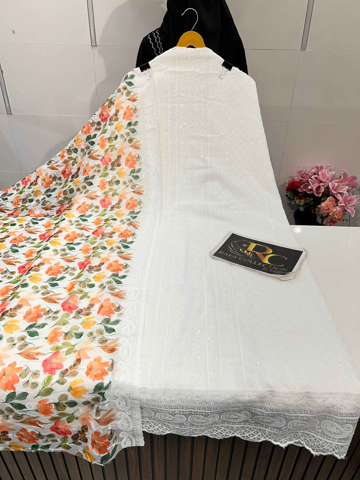 Georgette Unstich Suit 2086