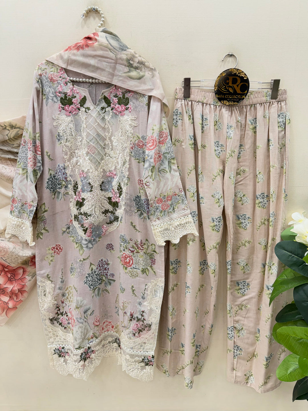 Cotton patchwork Suits