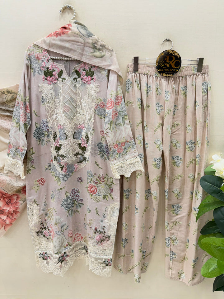 Cotton patchwork Suits
