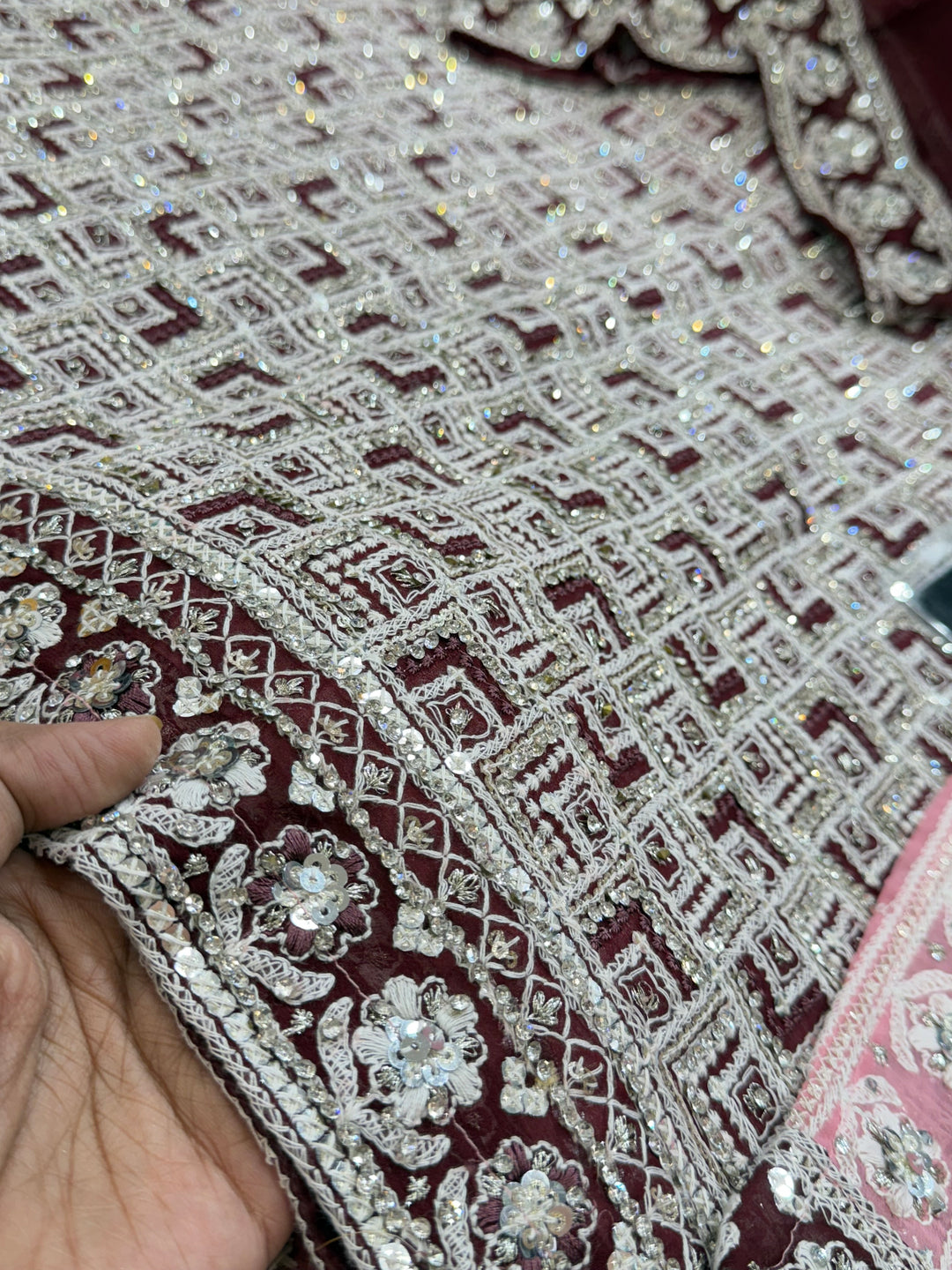 Lakhnawi wedding wear suits 59010