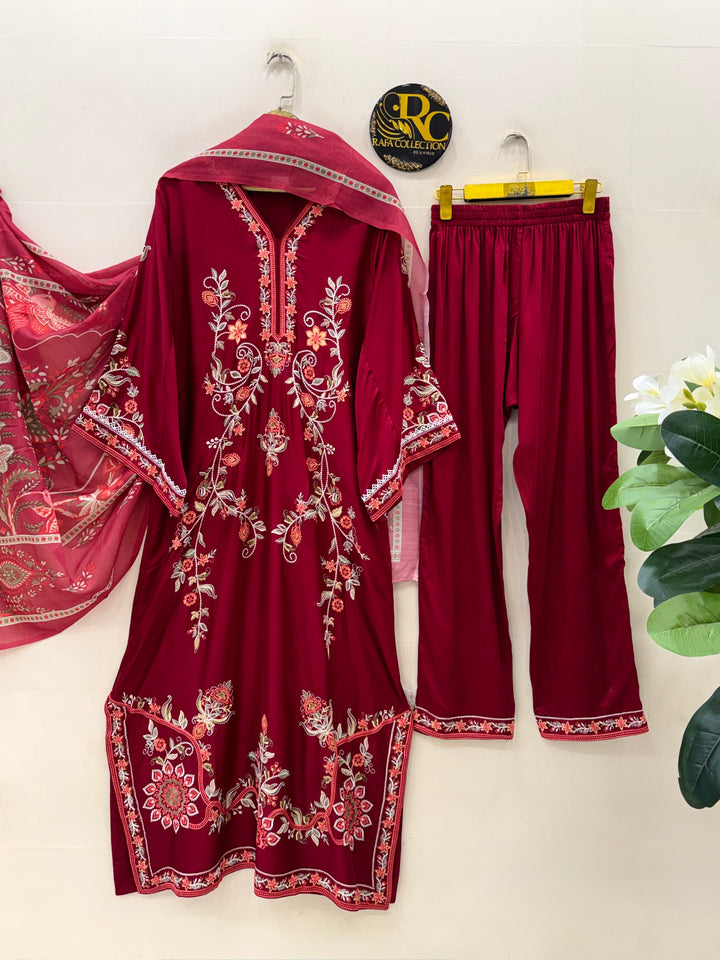 Embroidered Long Kaftan’s