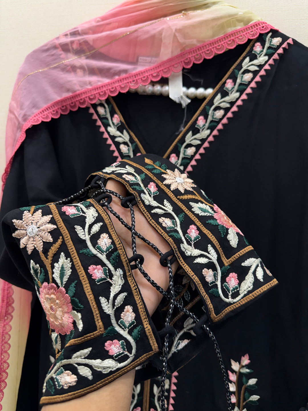 Embroided Pakistani plazzo suits