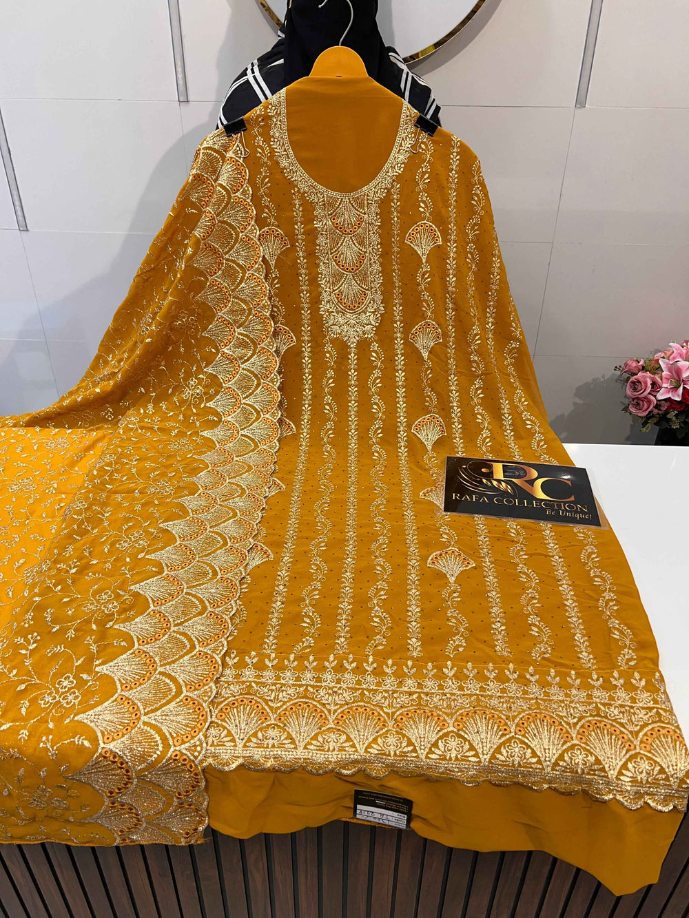 Georgette work suits 2218