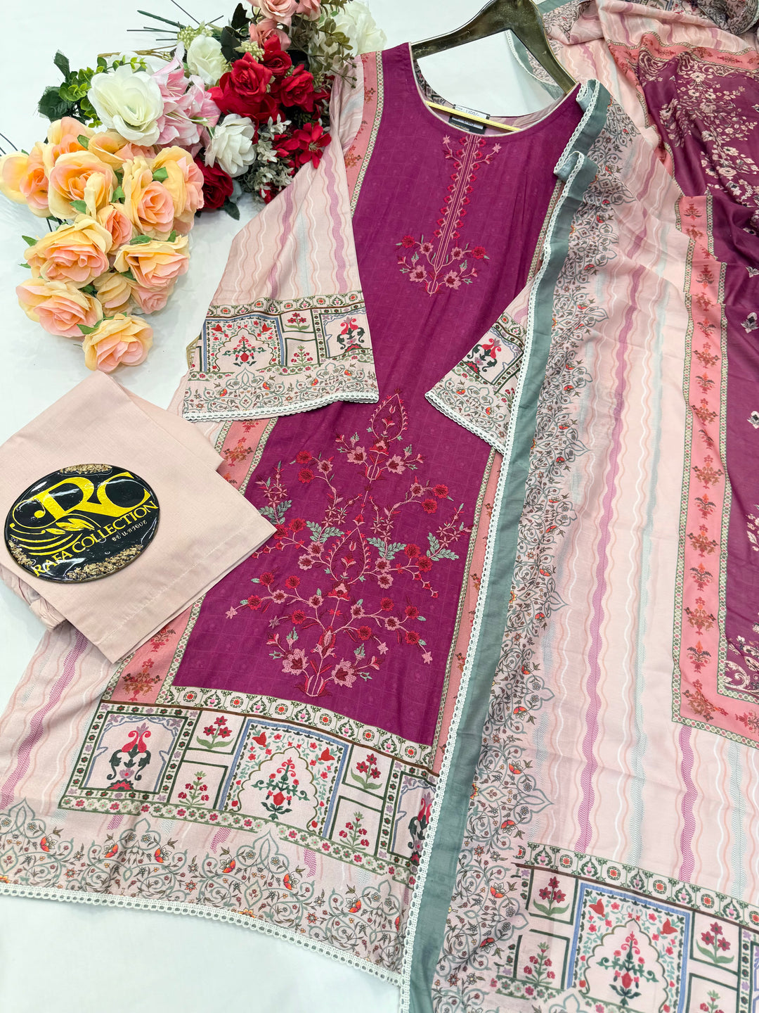 Cotton Embroidery Suits