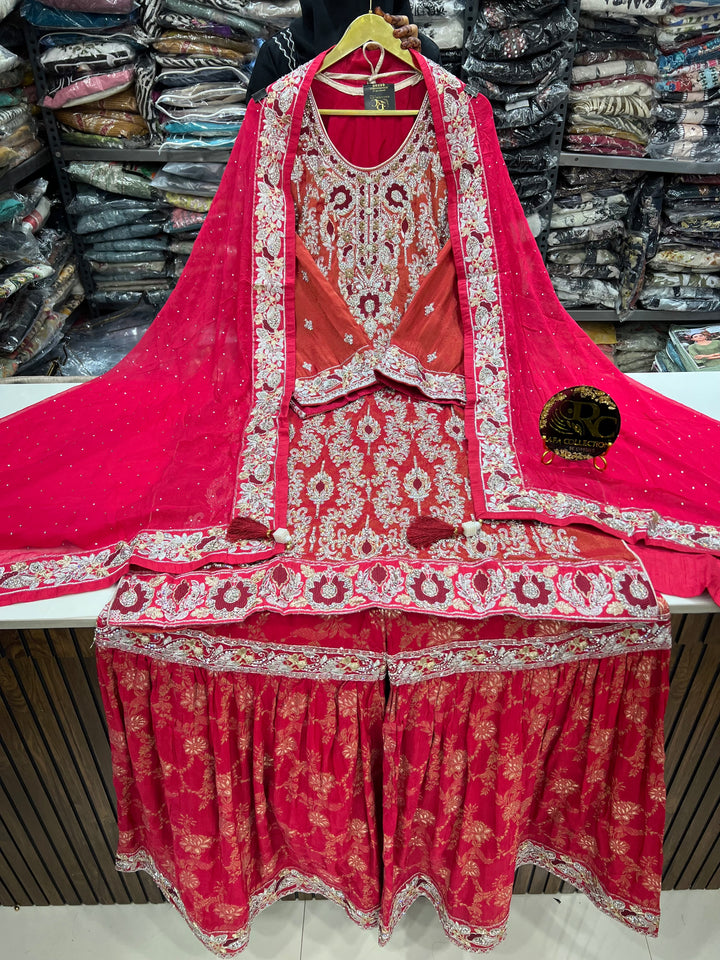 Luxury pakistani garara suits 2786
