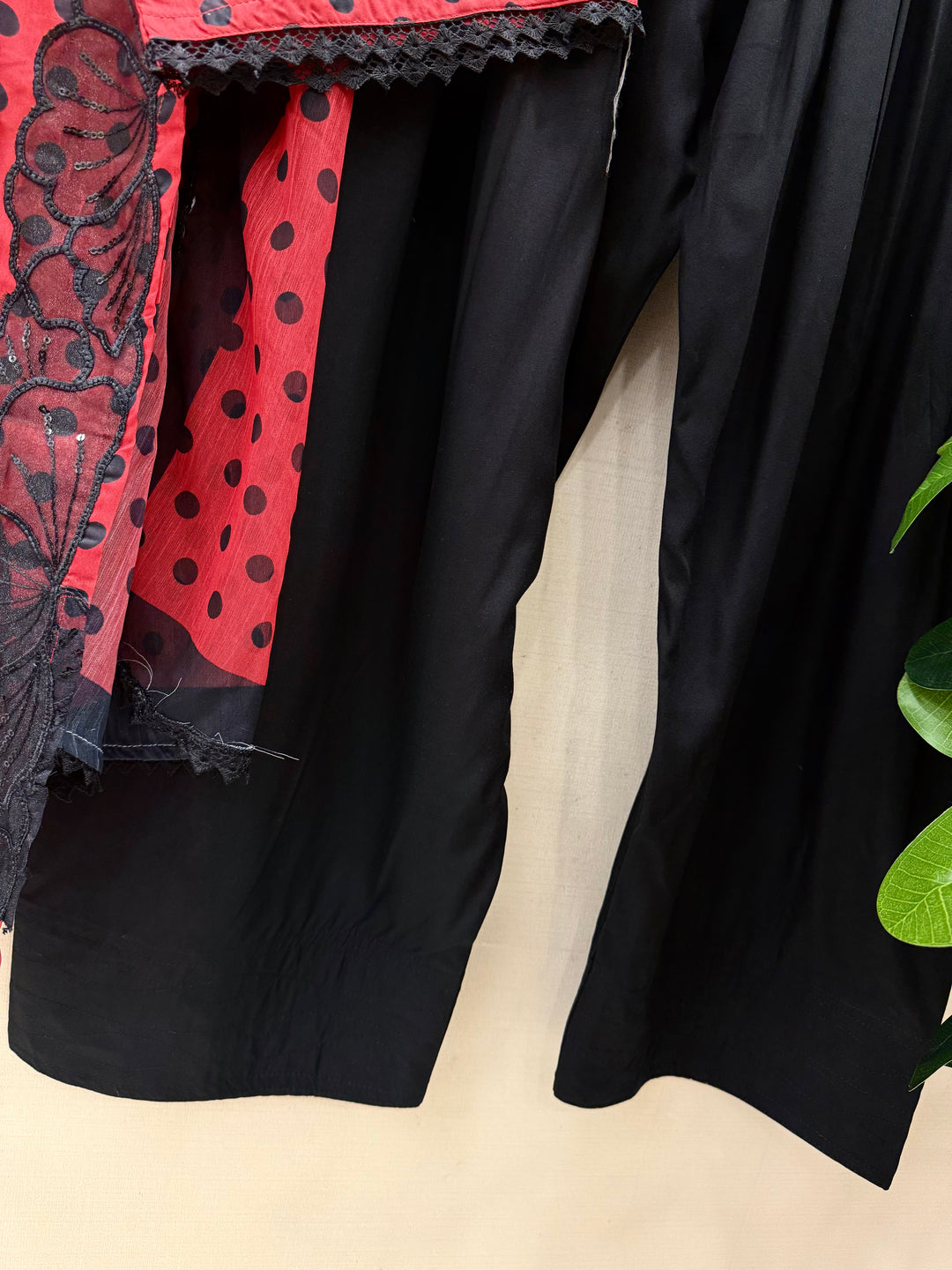 Polka Dot Farshi Salwar Suits