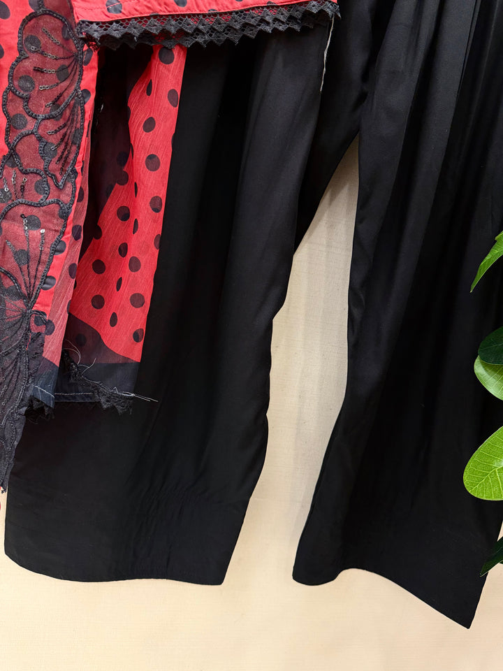 Polka Dot Farshi Salwar Suits