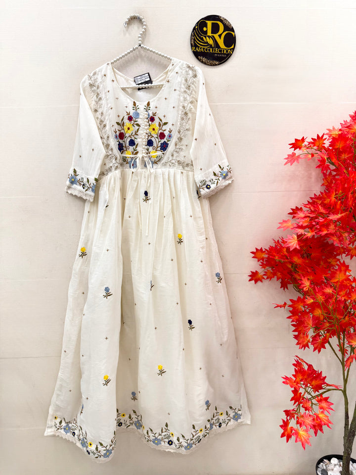 cotton embroidered gowns