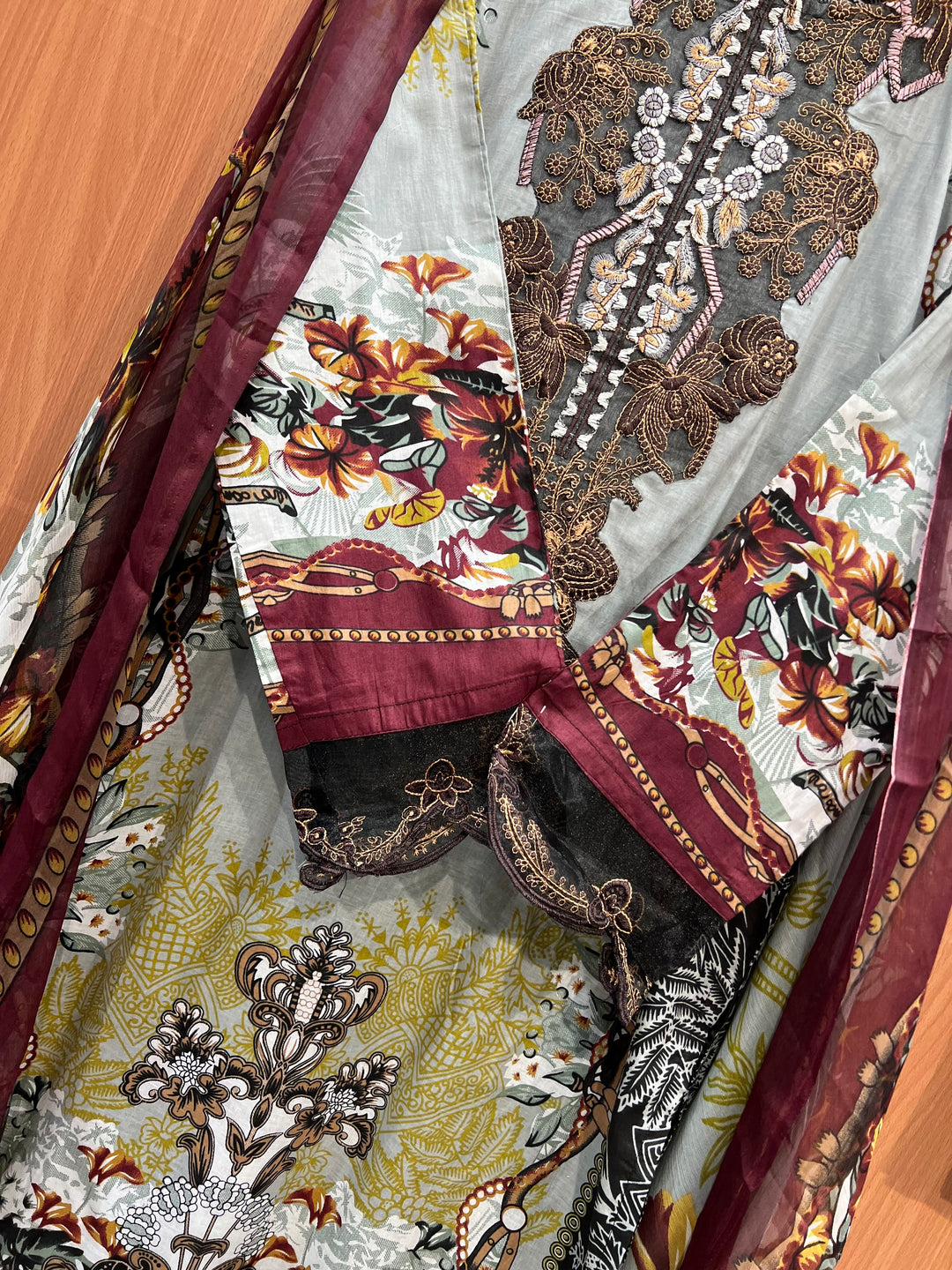 Pakistani patch work suits 2628