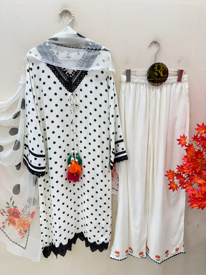Polka dot suits