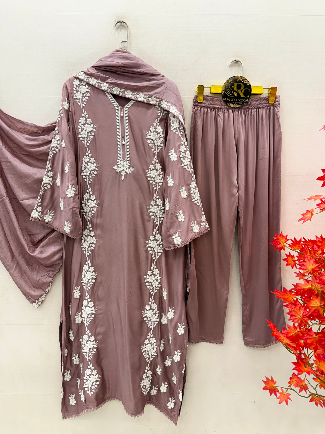 Lucknawi Long kaftan Suits