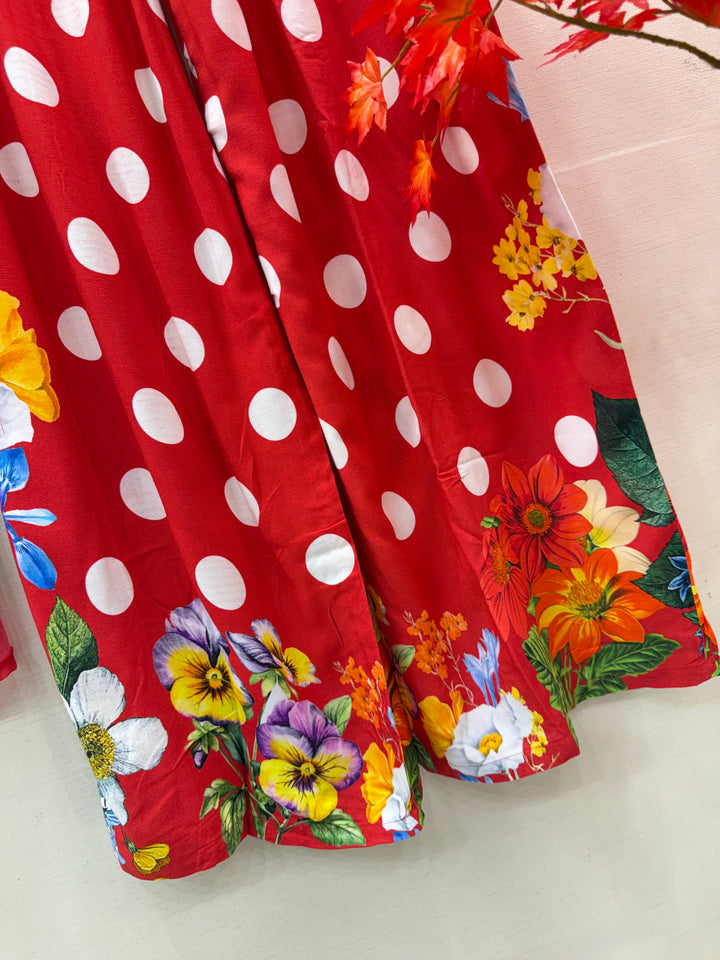 Polka dot suits