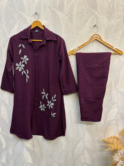 Crinkle Co-Ord Set 554