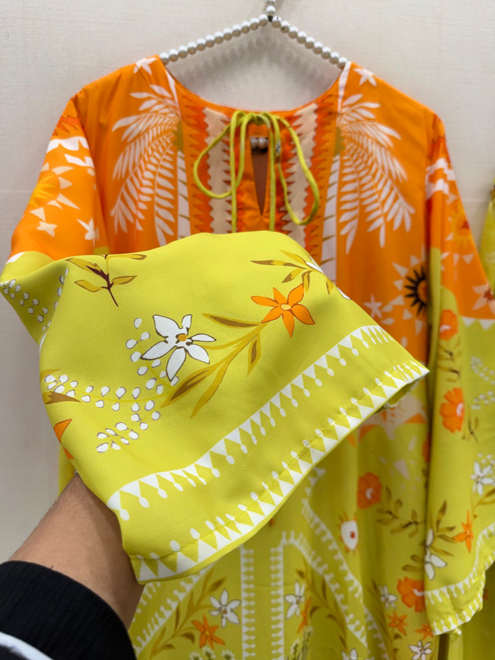 Pakistani kaftan Co-ord Sets