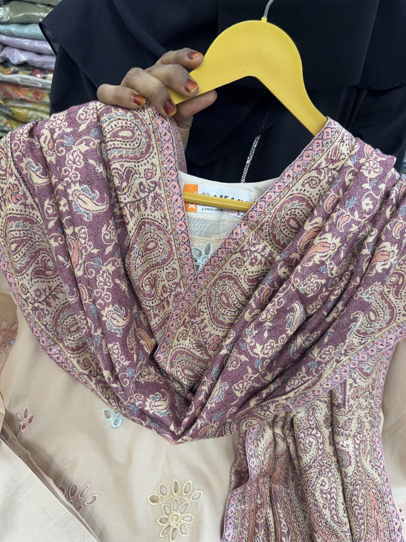 Chikankari pashmina sets