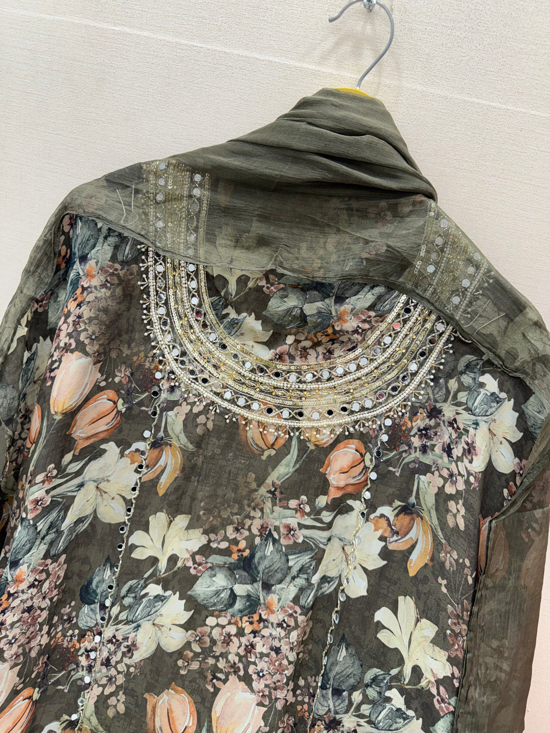 Organza unstitched suits