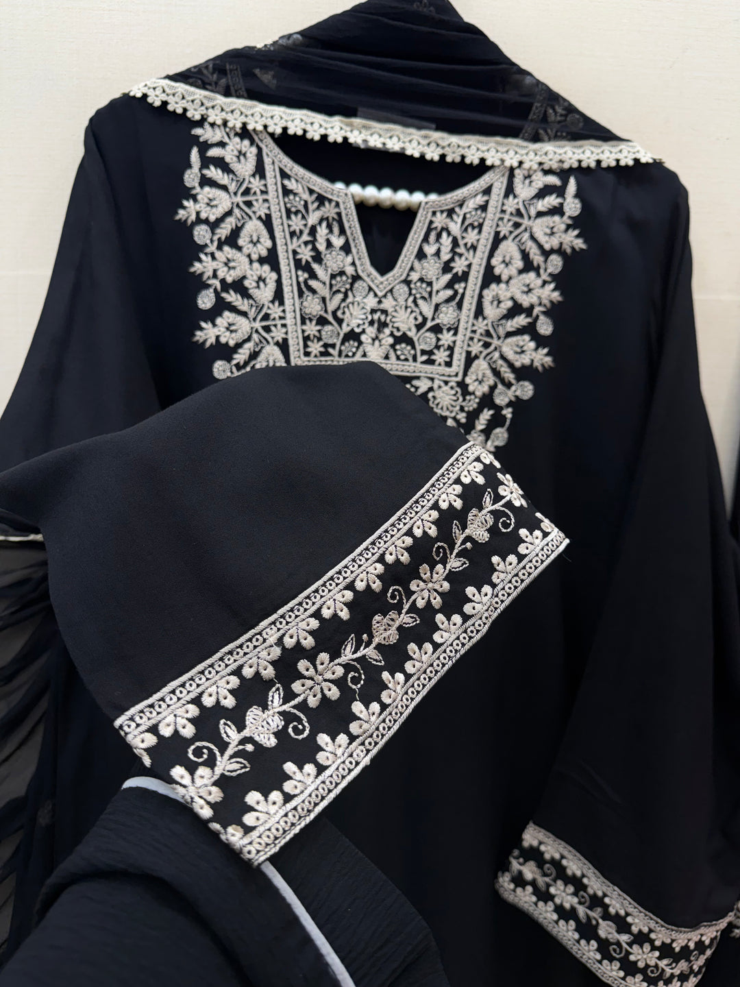 Embroidered Farshi Salwar Suits