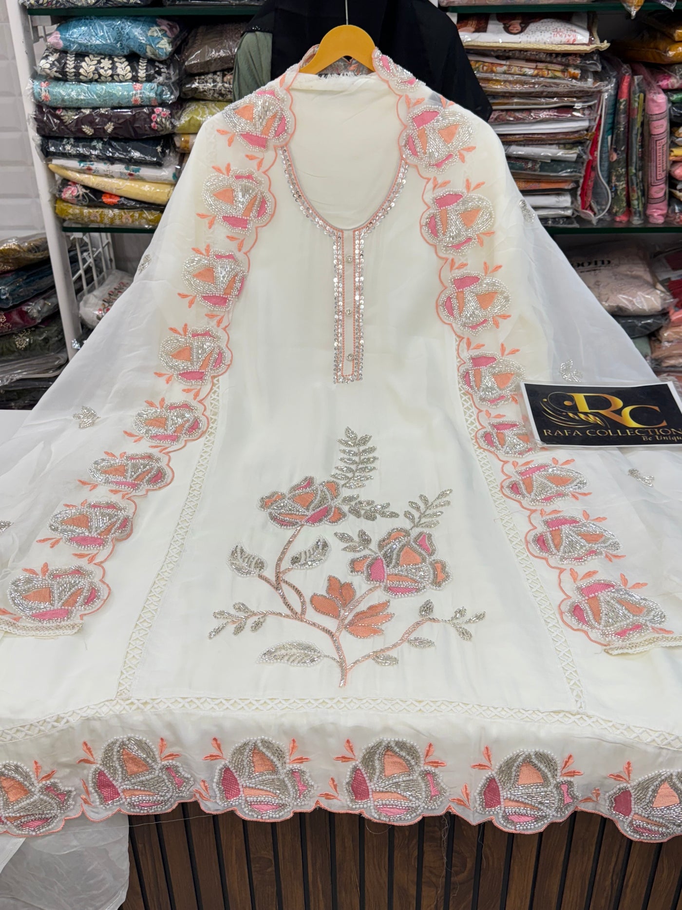 Organza Handwork Suit 1981