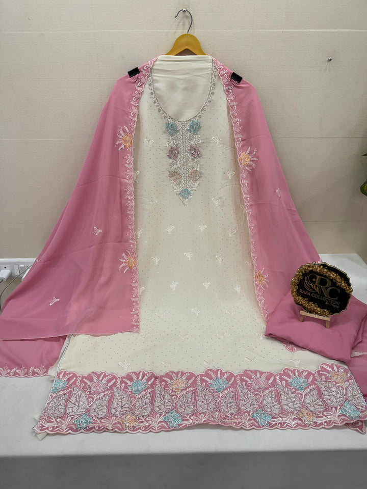 Georgette unstitched suits