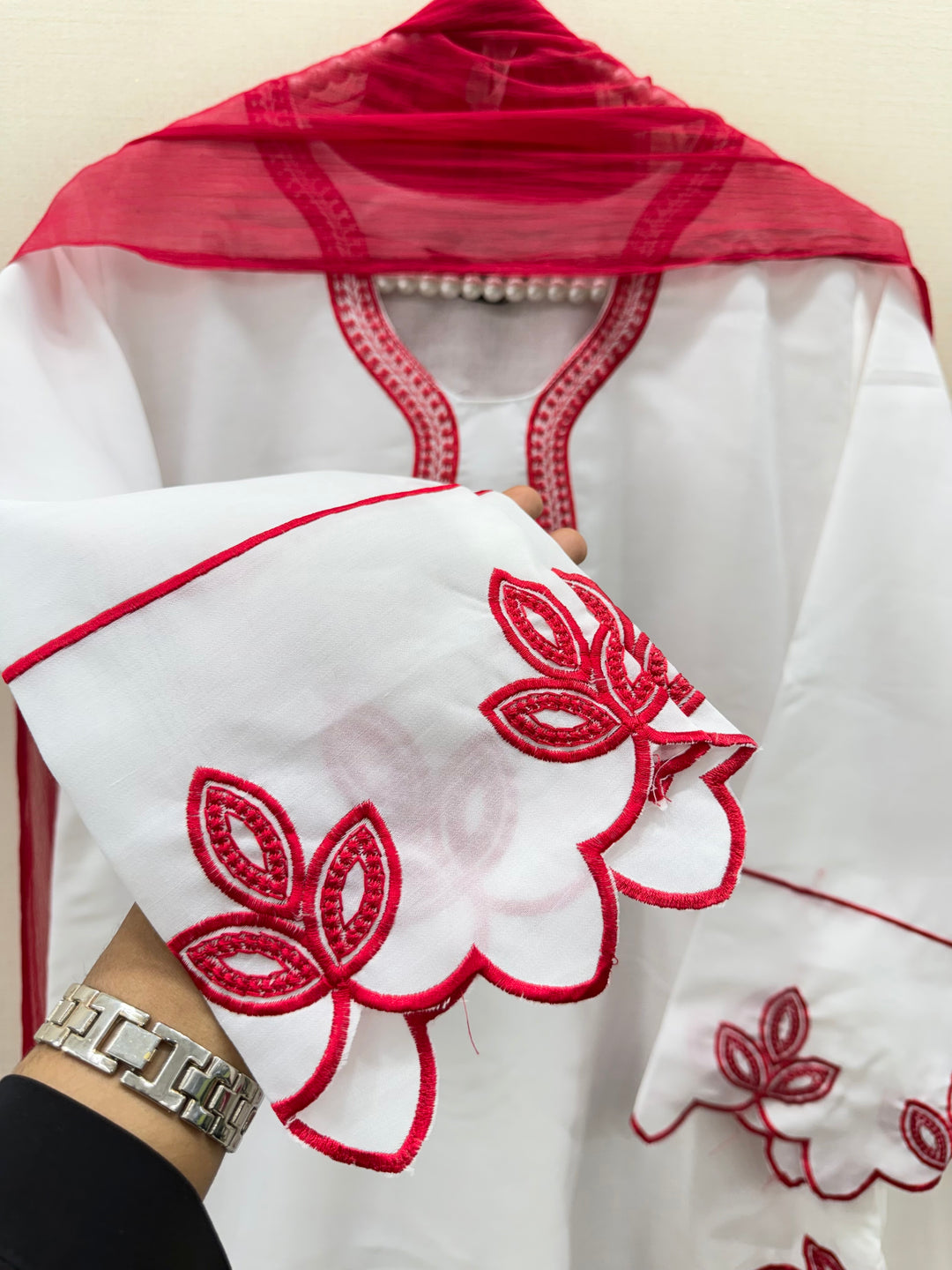 Bow Embroidered Suits