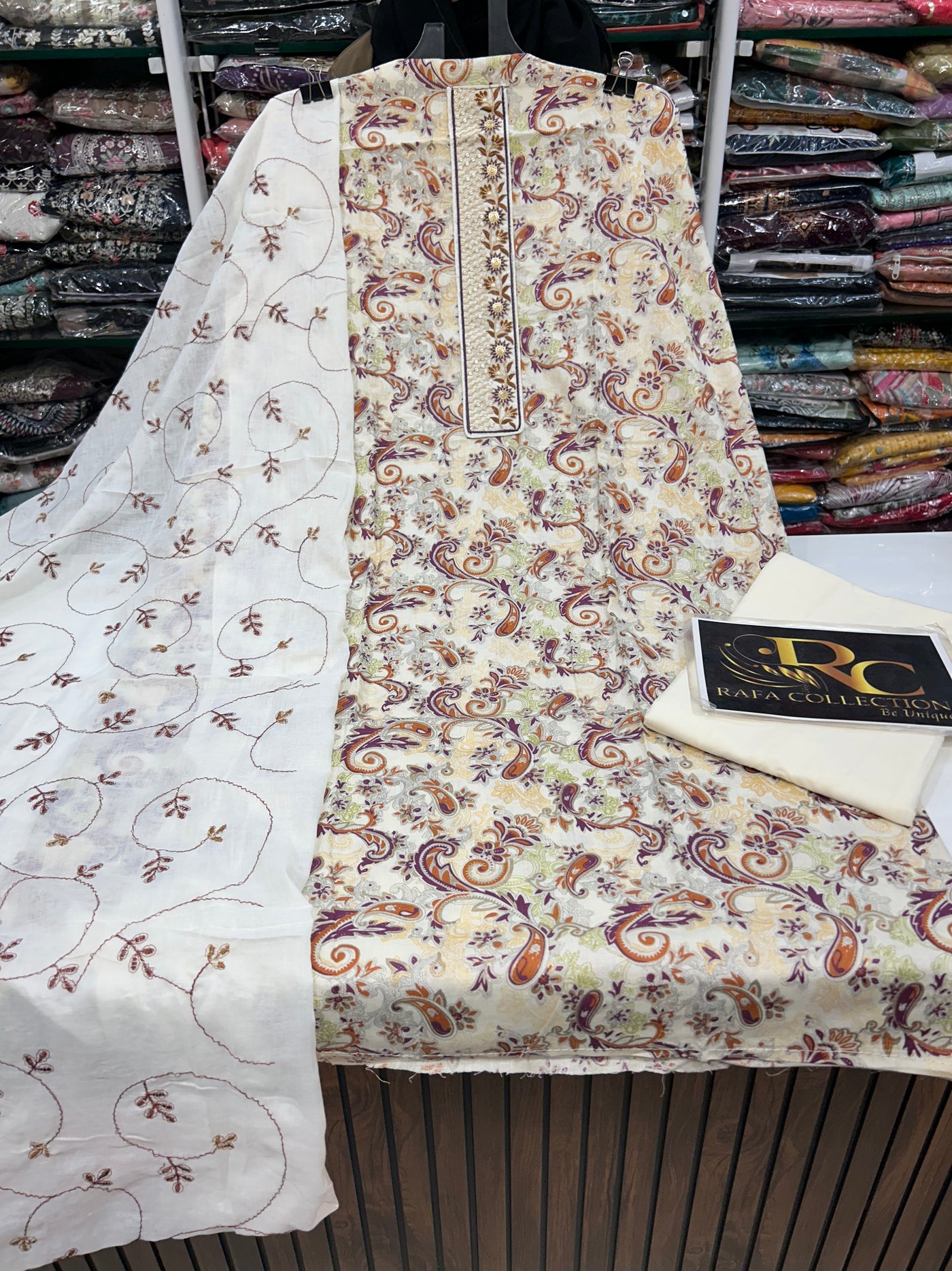 Cotton Unstich Suit 1403