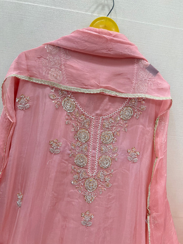Organza unstitched suits