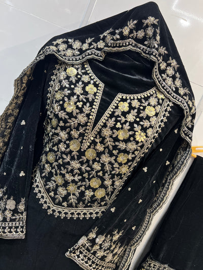 Velvet Unstitched Suit 1650