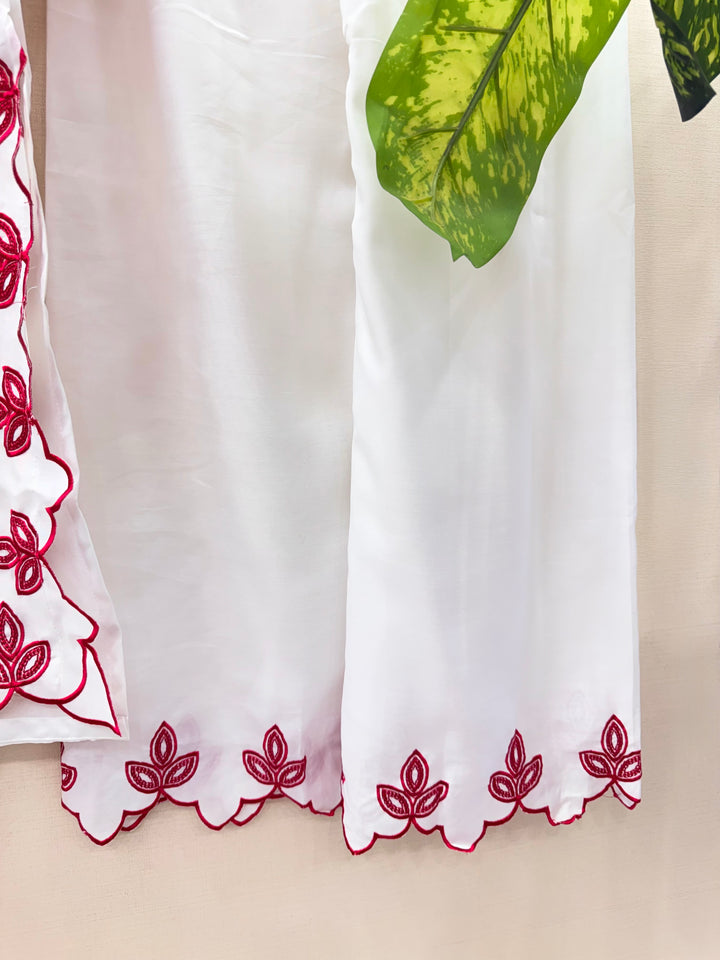 Bow Embroidered Suits