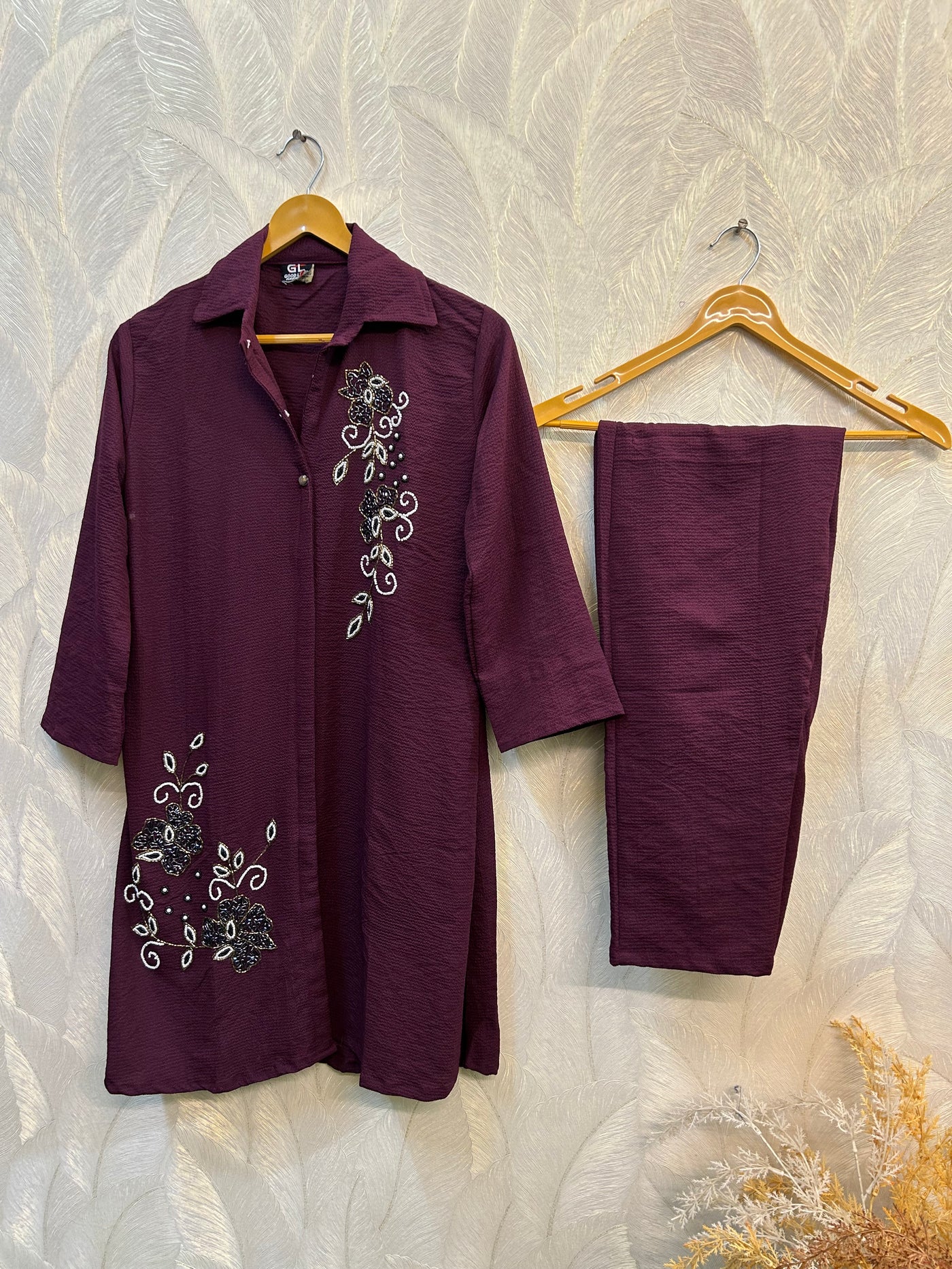 Crinkle Co Ord Set 557