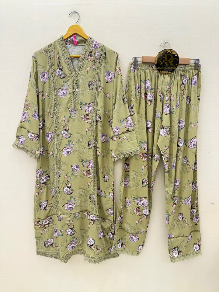 Rayon printedCo-ord sets 28511