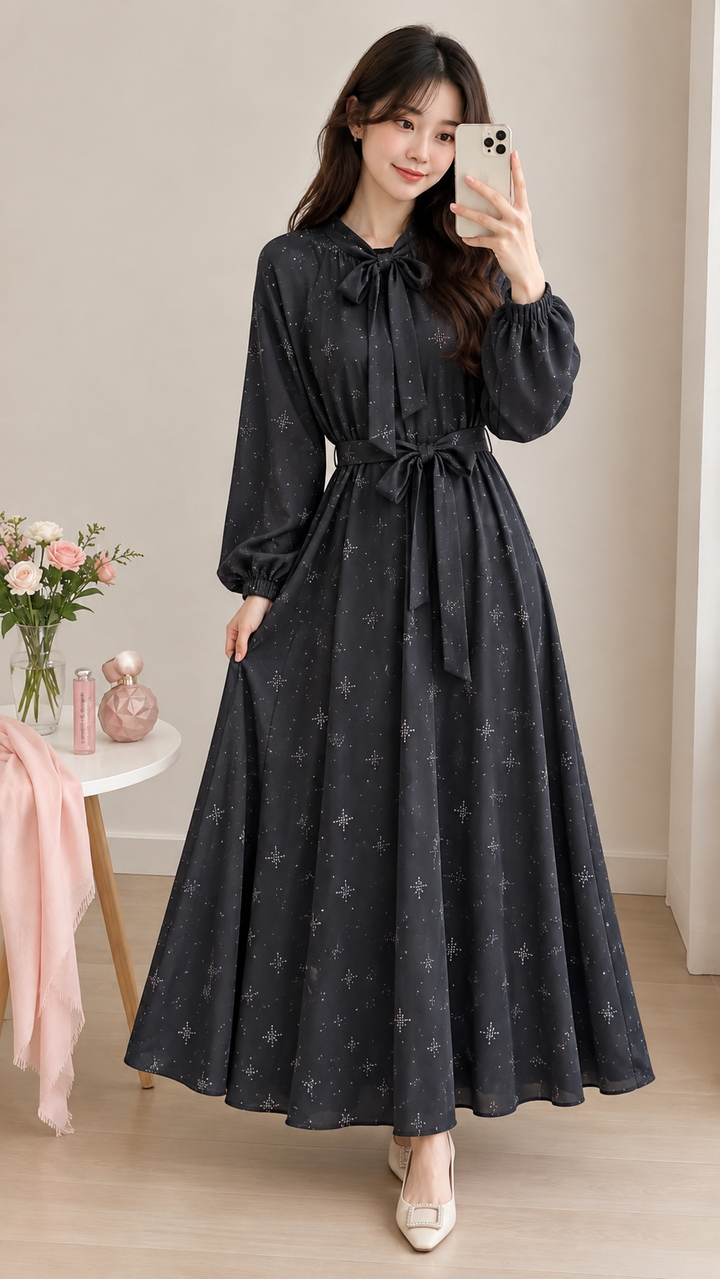 Korean Long Dresses