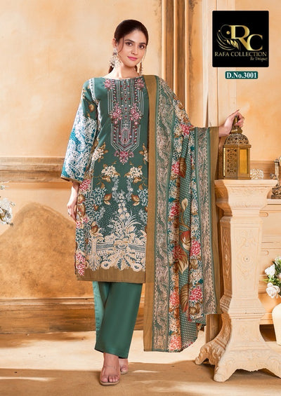 Semi Cotton embroided suit 1541