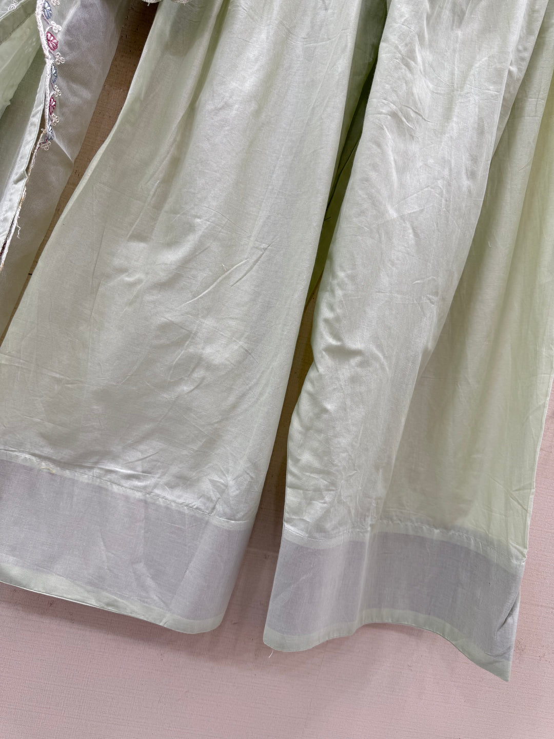 Cotton Embroidered Farshi Salwar Suits