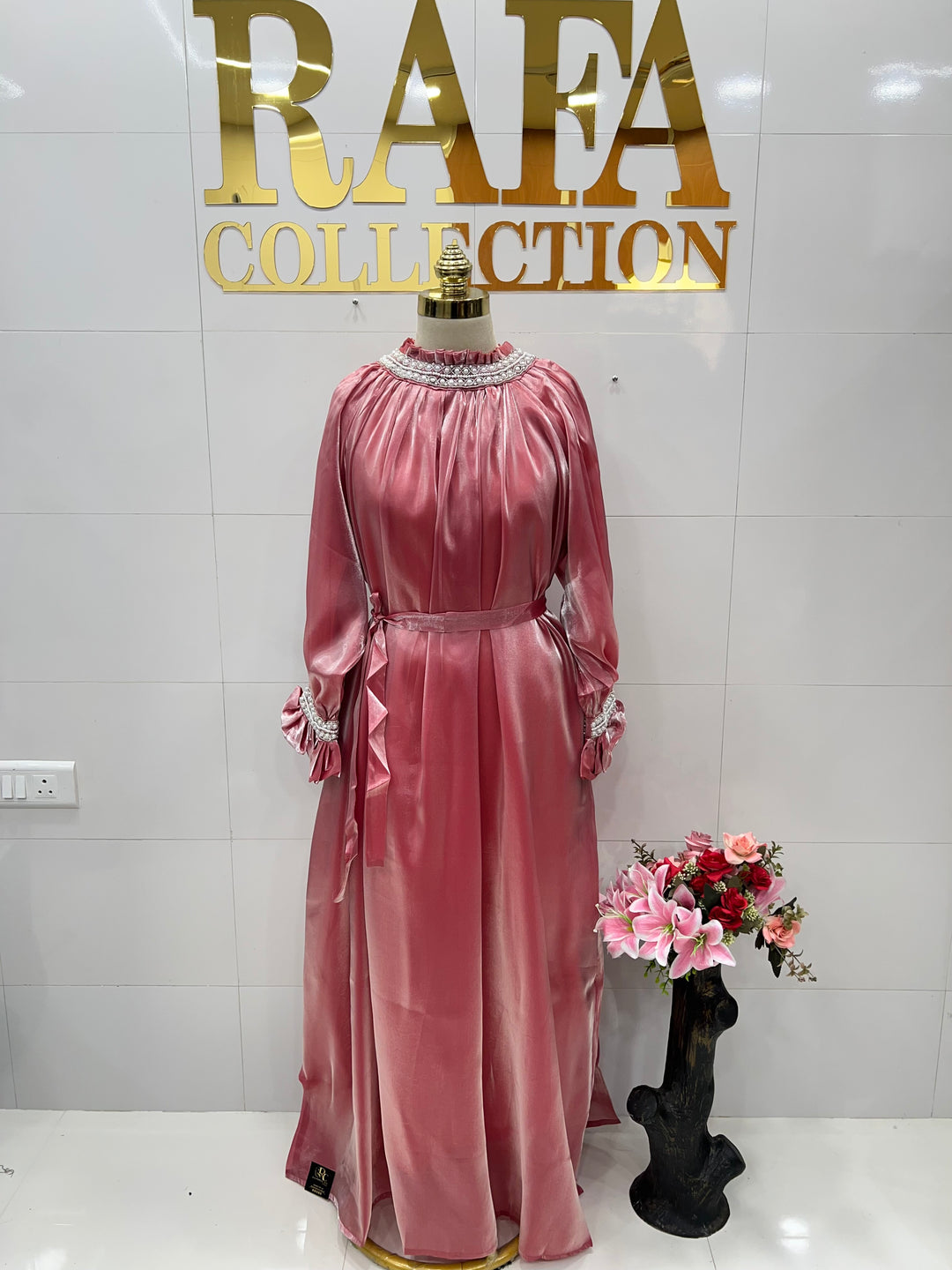 Shimmer organza gowns 124254