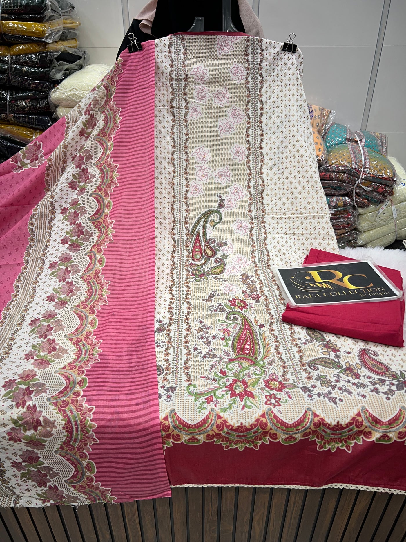 Cotton Unstich Suit 1306