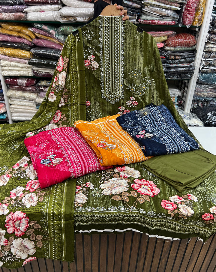 Rayon unstitched suits 2787