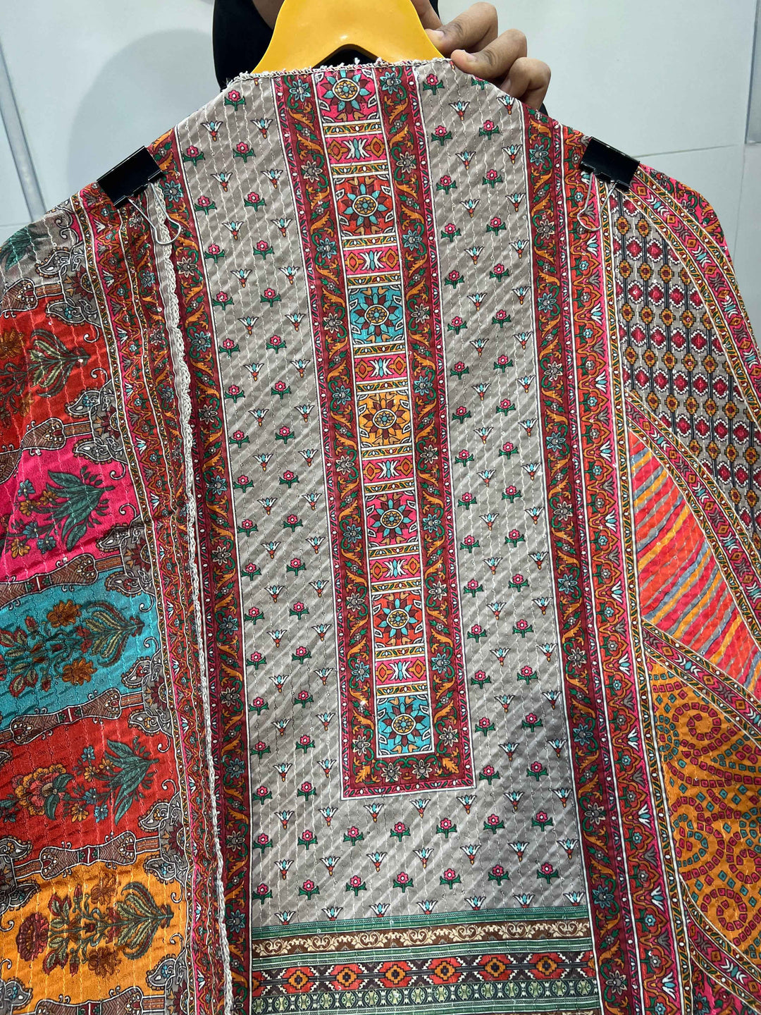 MULTI COLOUR UNSTICH SUIT 2085