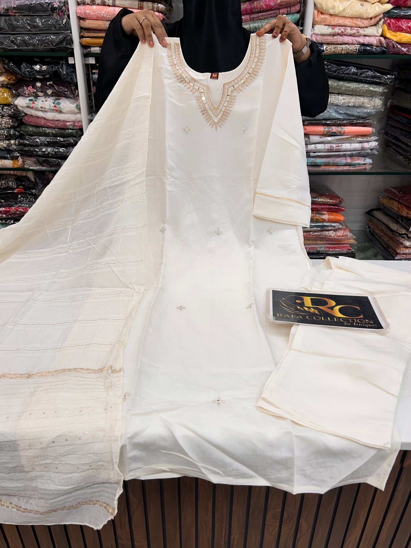 Silk kurti pant set 1369